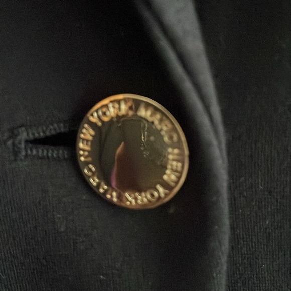 Blazer with faux leather trim - Picture 7 of 7